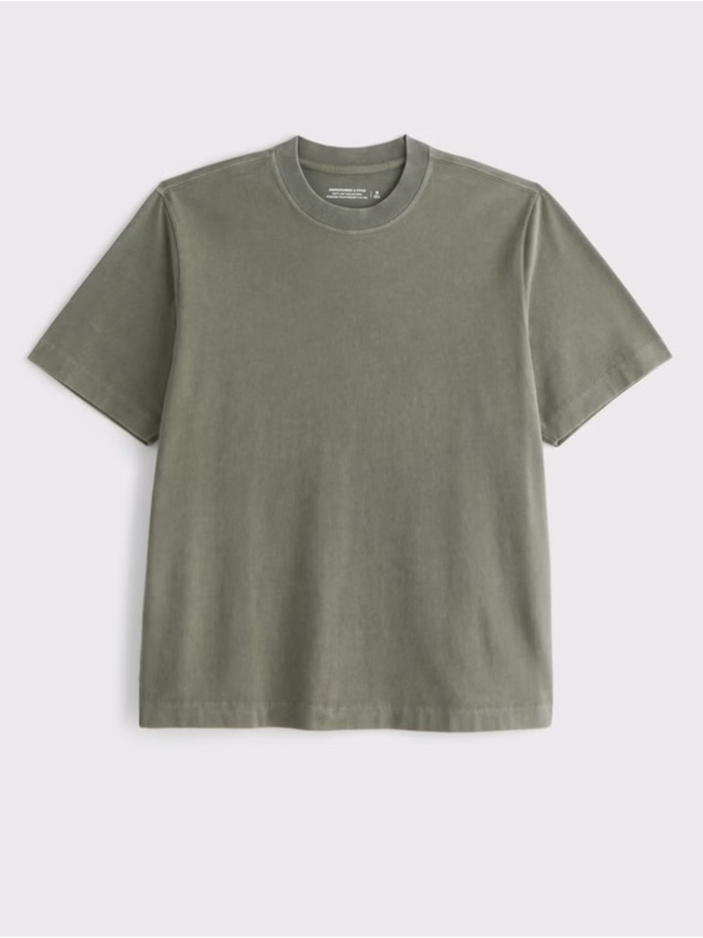Abercrombie & Fitch Soft A&F Women’s T-Shirt in Olive Green